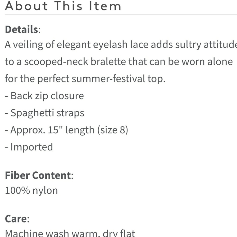 Baby Blue Eyelash Lace Bralette - Picture 5 of 5